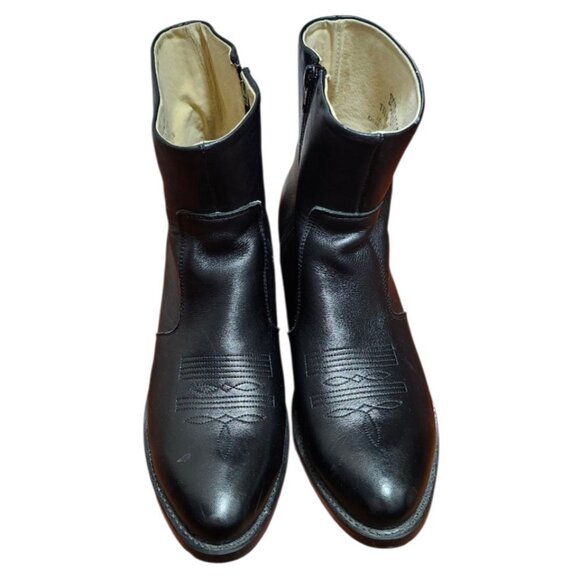 Durango TR820 Leather Biker Western Cowboy Ankle Boots Extra Wide Men's 9 EE - Picture 2 of 12